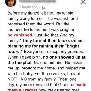 They Abandoned Me When I Needed Them Most — But Grandpa Taught Them a Lesson They’ll Never Forget
