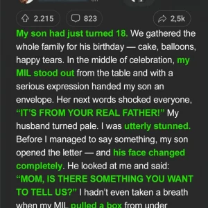 When My Mother-in-Law Gave My Son a Letter and a Box on His 18th Birthday, It Broke His Heart — How He Taught Her a Lesson