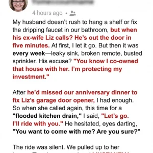 My Husband Kept Rushing to Help His Ex—Until I Decided to Tag Along