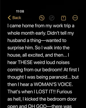 I Returned Home Early to Surprise My Husband — What I Found in Our Bedroom Shattered Me