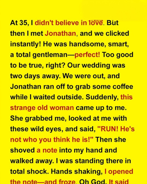 I Was About to Marry the Love of My Life—Until a Stranger Exposed His Dark Secret