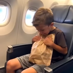Stewardess Discovers Unexpected Child Crying in Lavatory — A Shocking Passenger Mystery