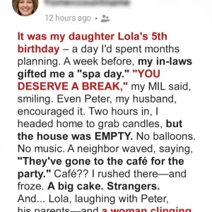 Sent to a Spa on My Daughter’s Birthday — Then I Discovered My In-Laws’ Secret Plan