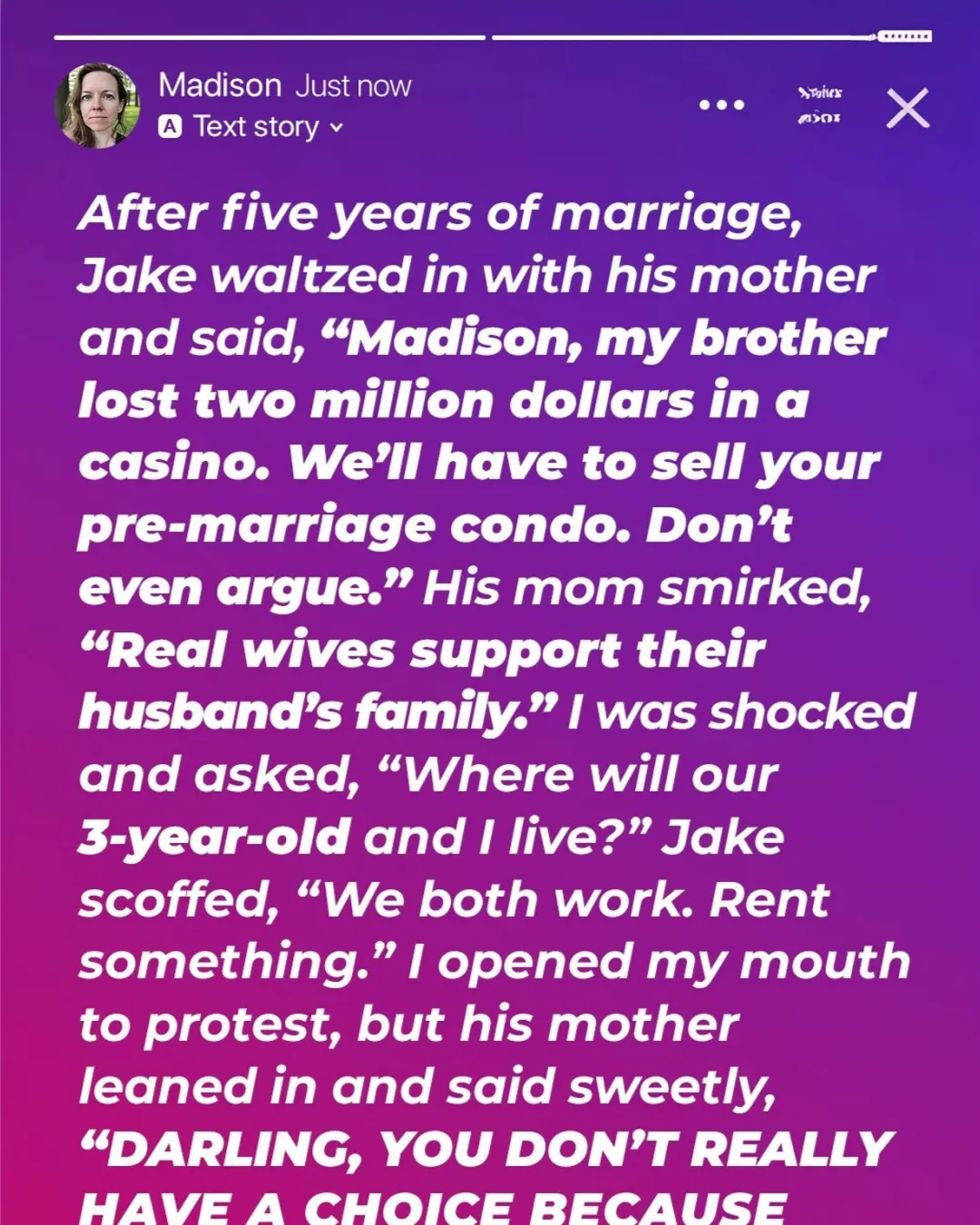 Husband Forced Me to Sell My Condo to Pay His Brother’s $2M Debt