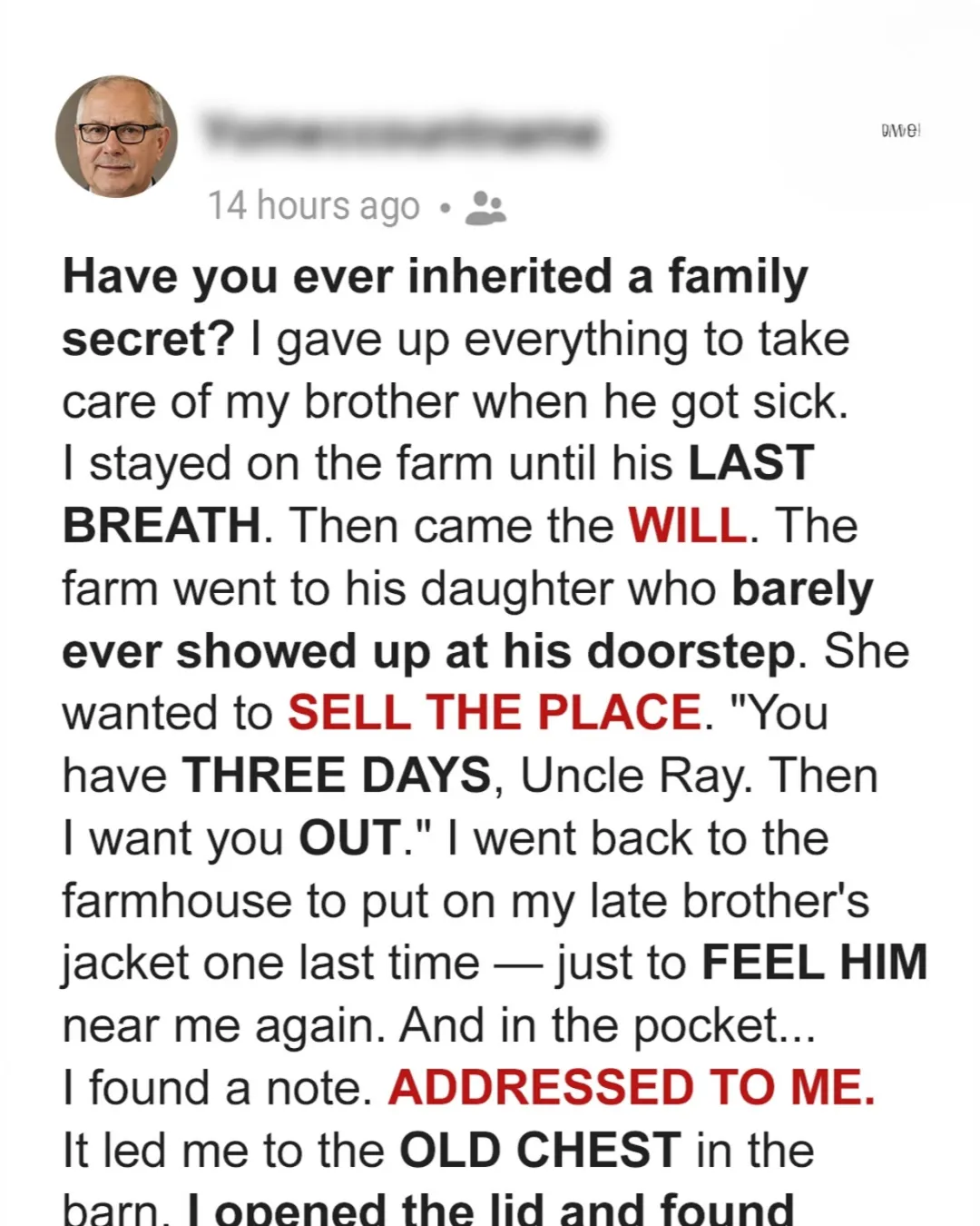 My Brother’s Will Uncovered the Secret That Shattered Our Family