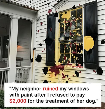 Neighbor Vandalizes My Windows After I Declined to Pay $2,000 Vet Bill