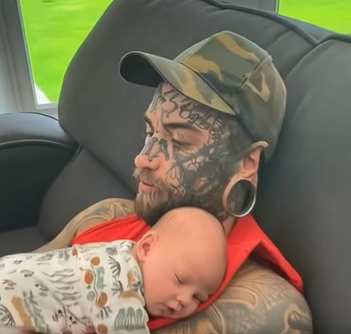 24-Year-Old Dad with Over 200 Tattoos Decides to Remove Them All