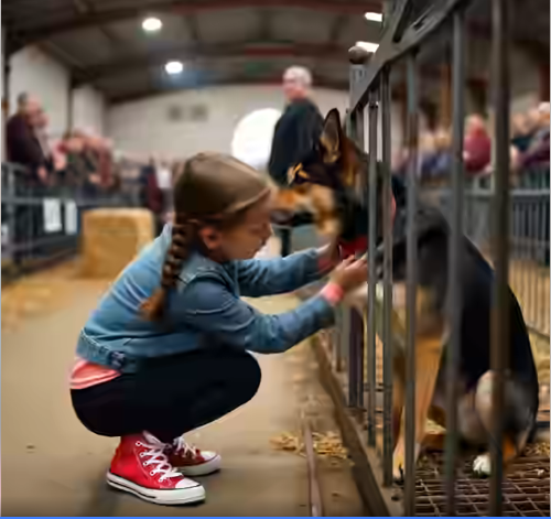 She Walked Into the K-9 Auction Alone—The Truth About Her mom Will Shock You
