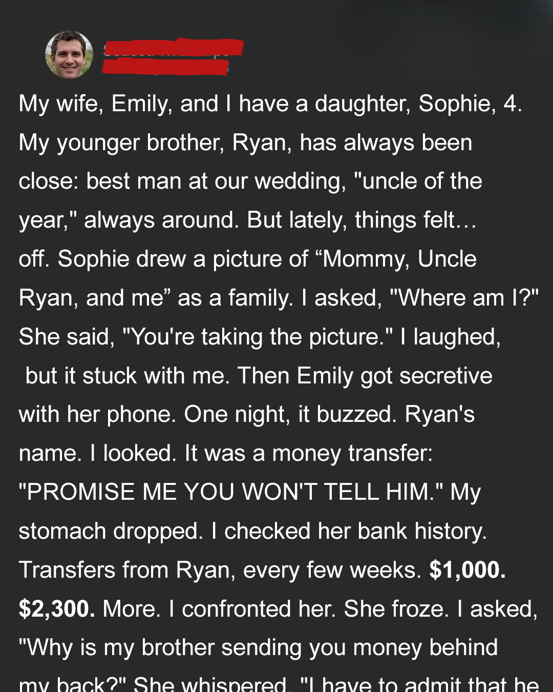 My Brother Was Sending My Wife Money — The Truth Left Me Speechless