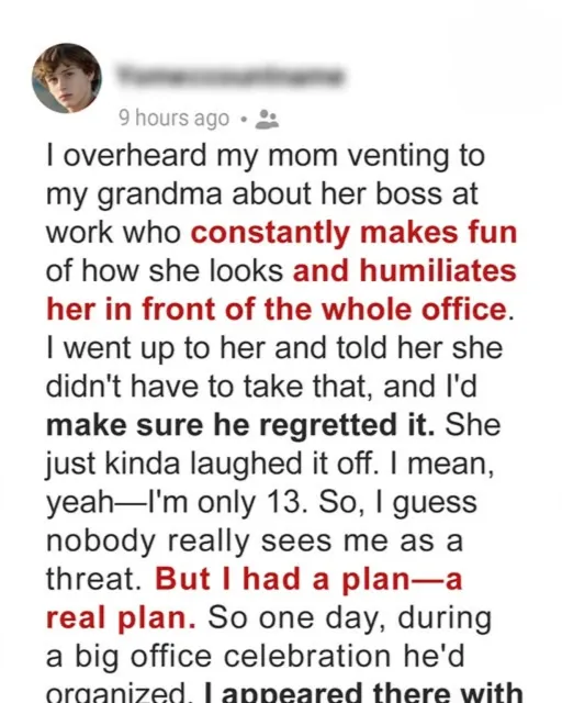 He Mocked My Mom Behind Her Back — So I Confronted Him in Front of Everyone