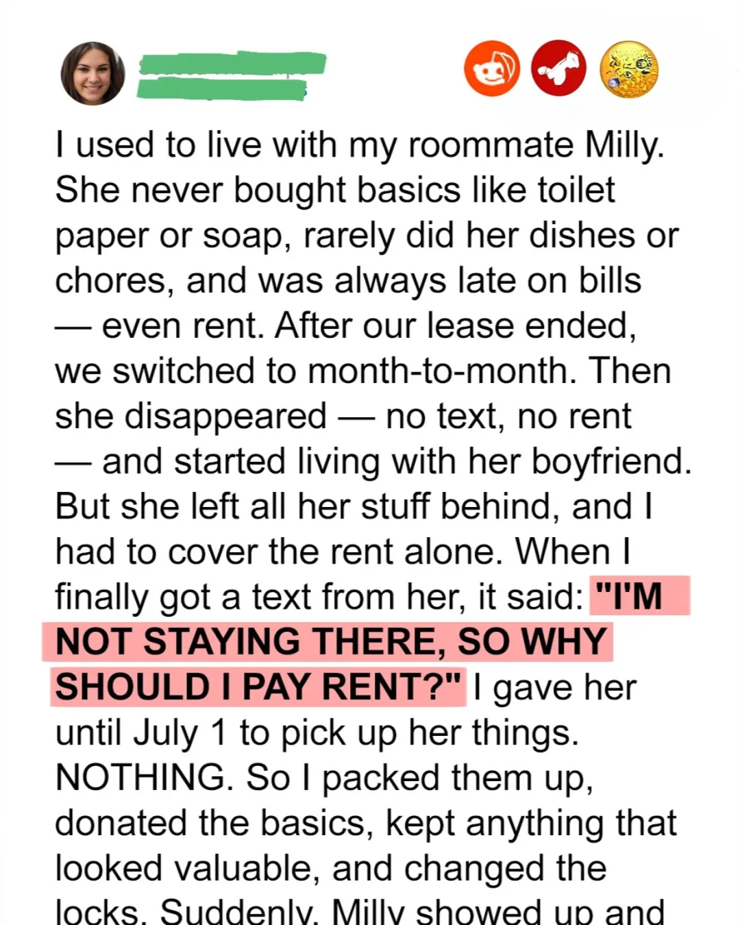 My Roommate Ghosted Me and the Rent—So I Returned the Favor