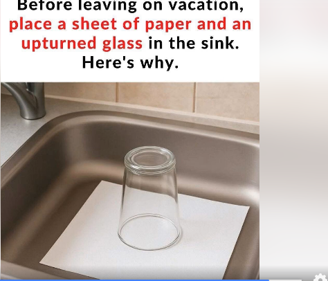 Always Do This at the Sink Before You Leave