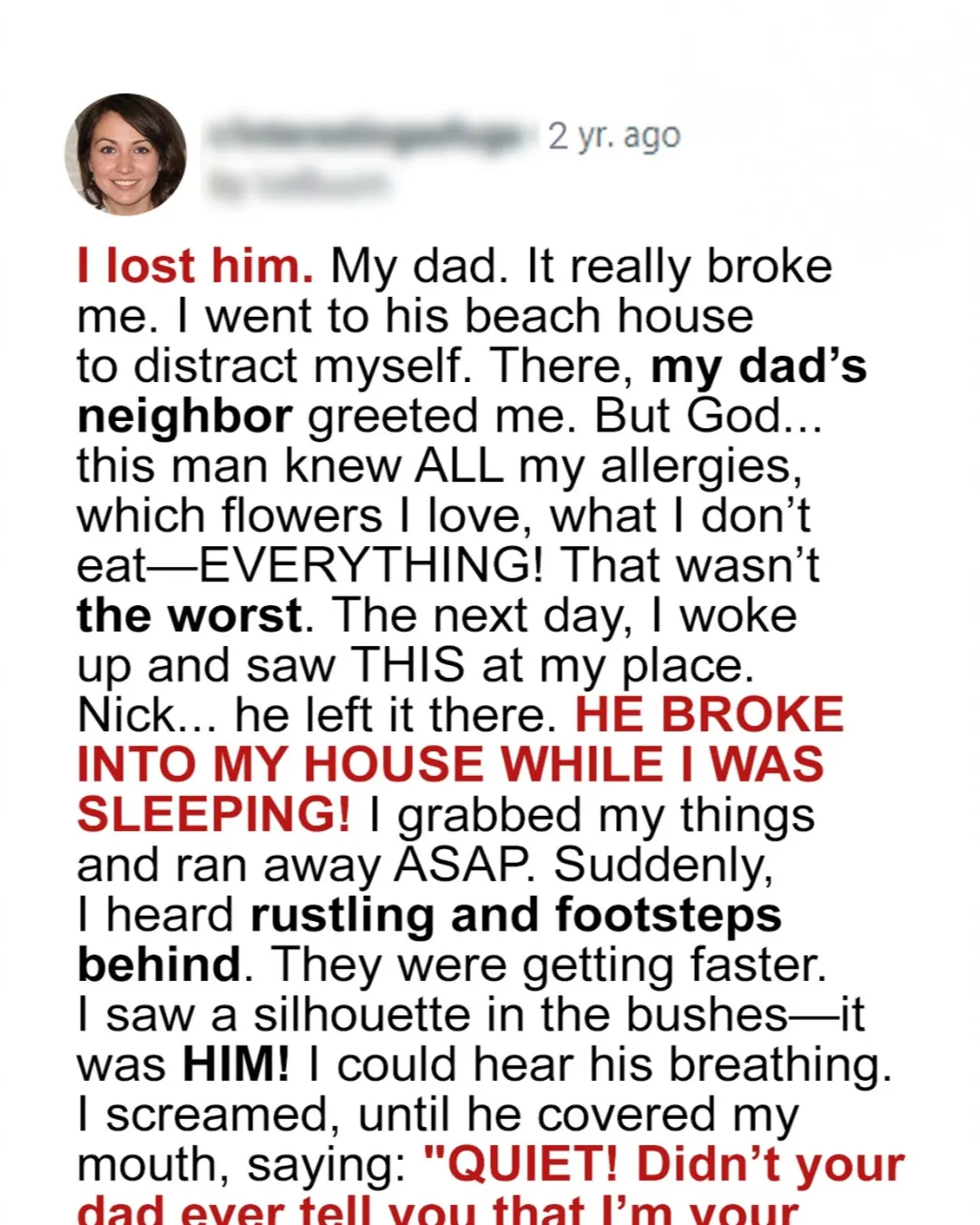 I Escaped to Grieve My Father — But the Man at the Beach House Knew Secrets He Shouldn’t