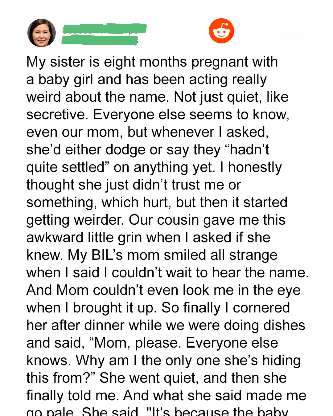 My Sister Hid Her Baby’s Name from Me — The Reason Left Me Speechless