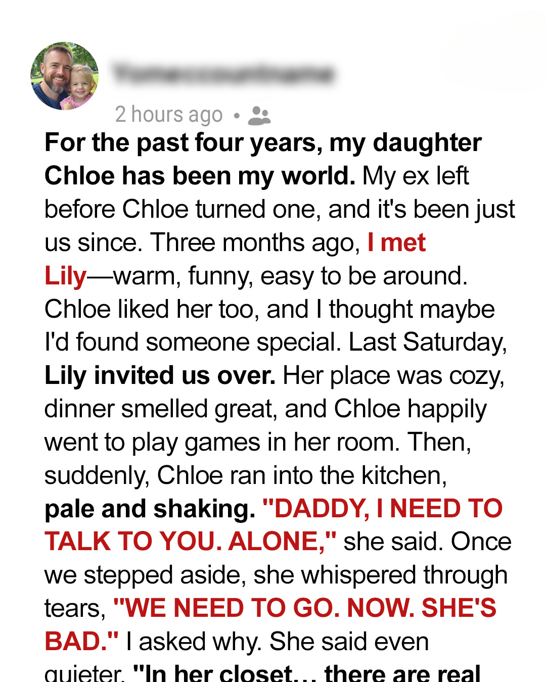 I Took My Daughter to Meet My Girlfriend – What She Discovered Left Me Shocked