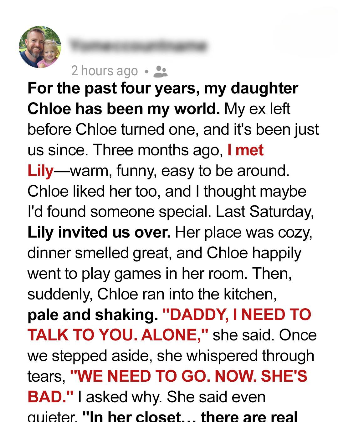 I Took My Daughter to Meet My Girlfriend – What Happened Surprised Me