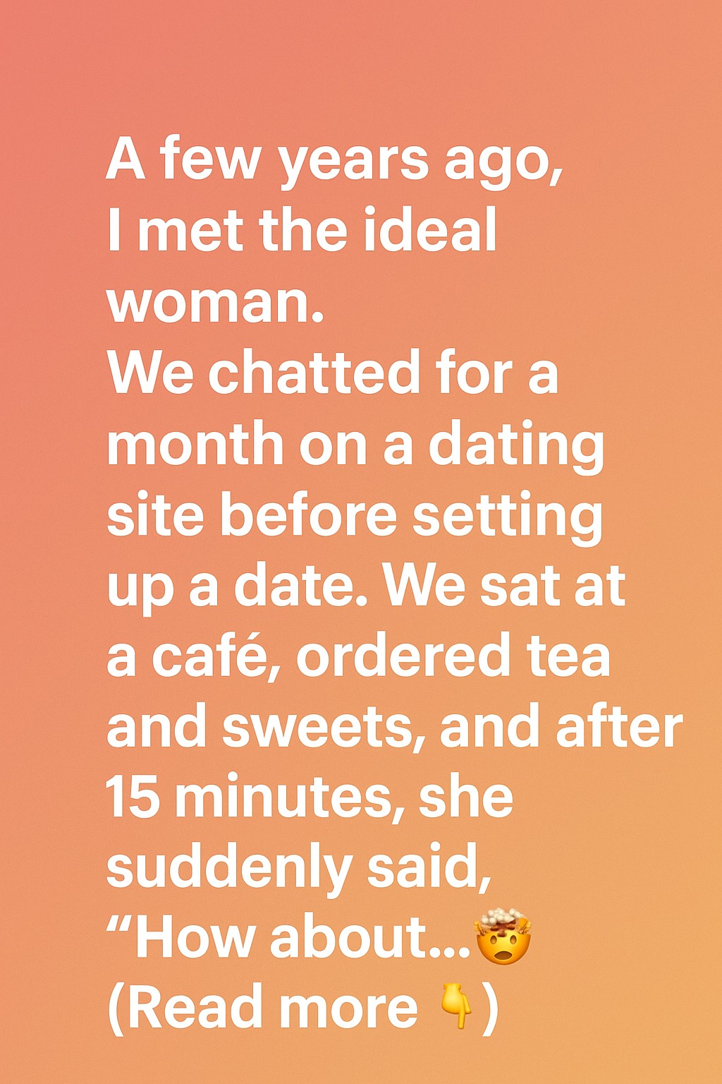From a Simple Date to a Shared Dream: How One Question Changed Everything