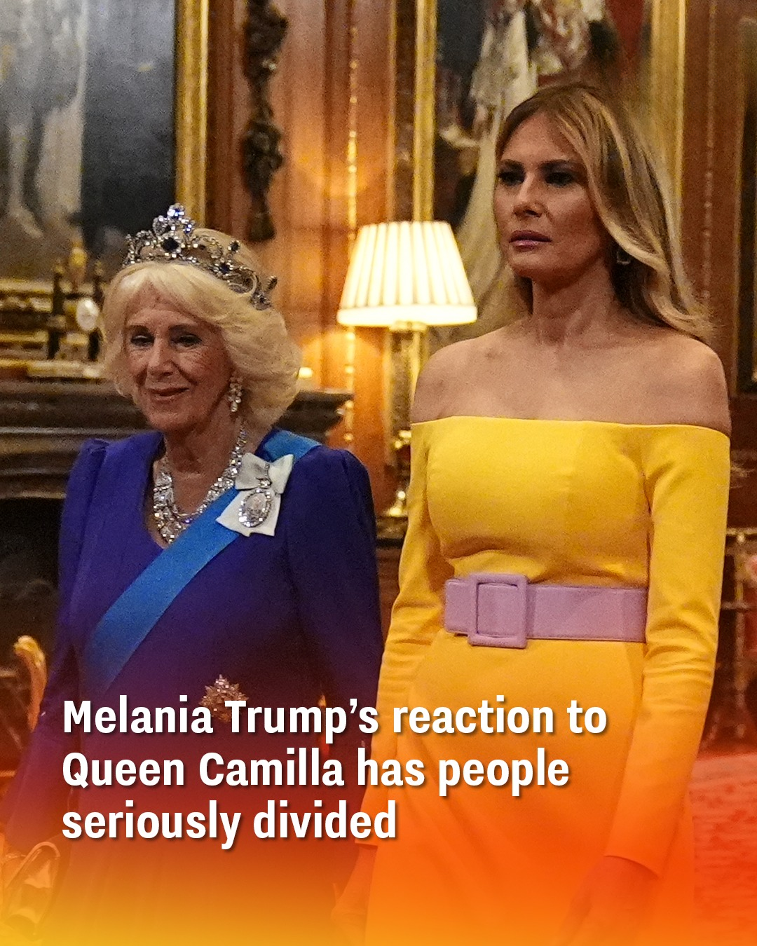 Social Media Reacts to Melania Trump and Queen Camilla’s State Banquet Exchange