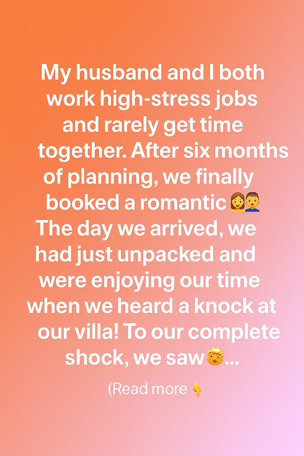 Our Romantic Getaway Turned Into an Unexpected Rescue Mission