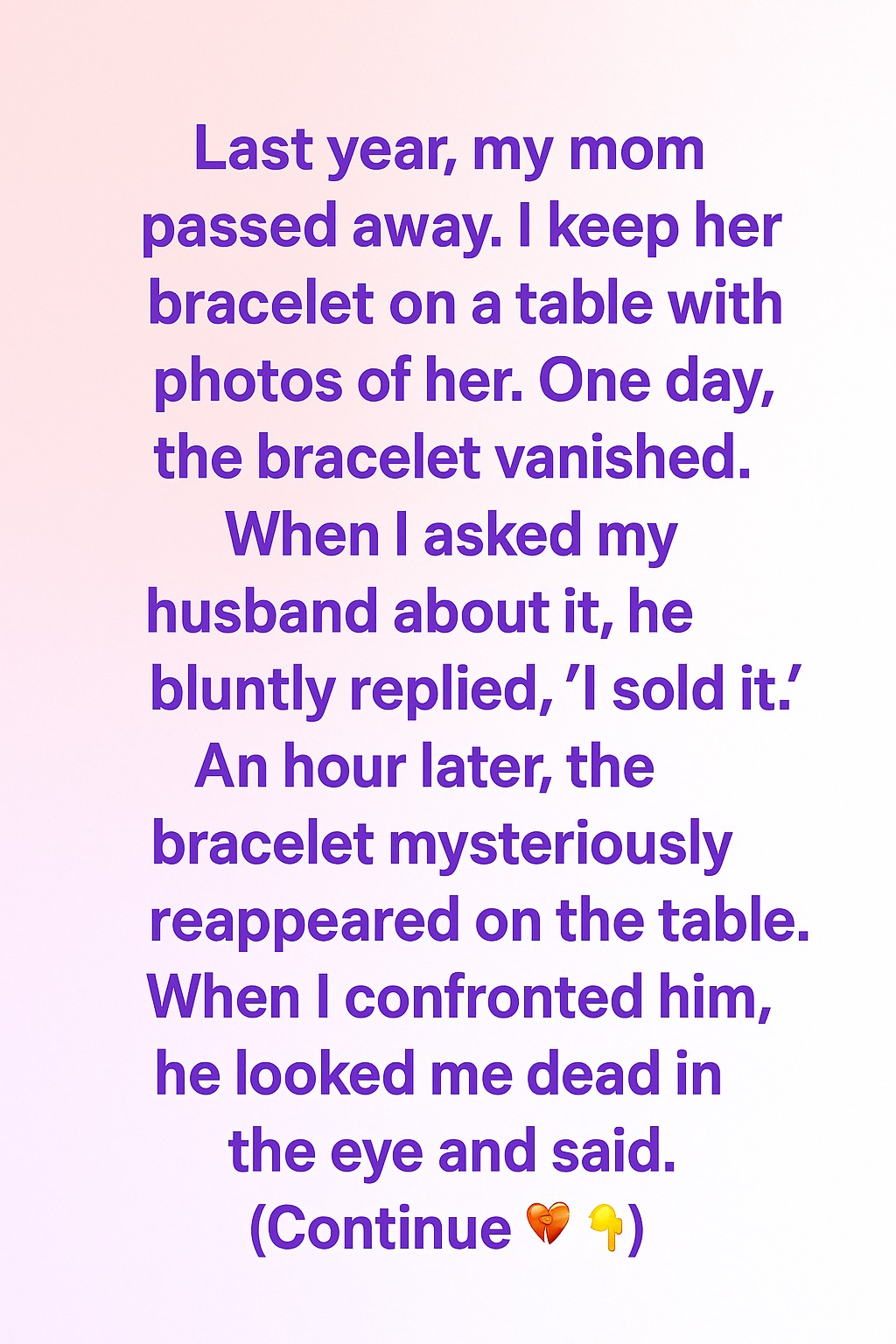 The Bracelet That Taught Me the True Meaning of Love and Trust