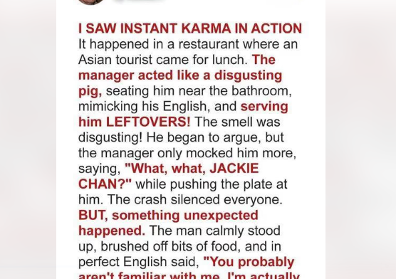 A Tourist’s Calm Response Surprised Everyone at the Restaurant