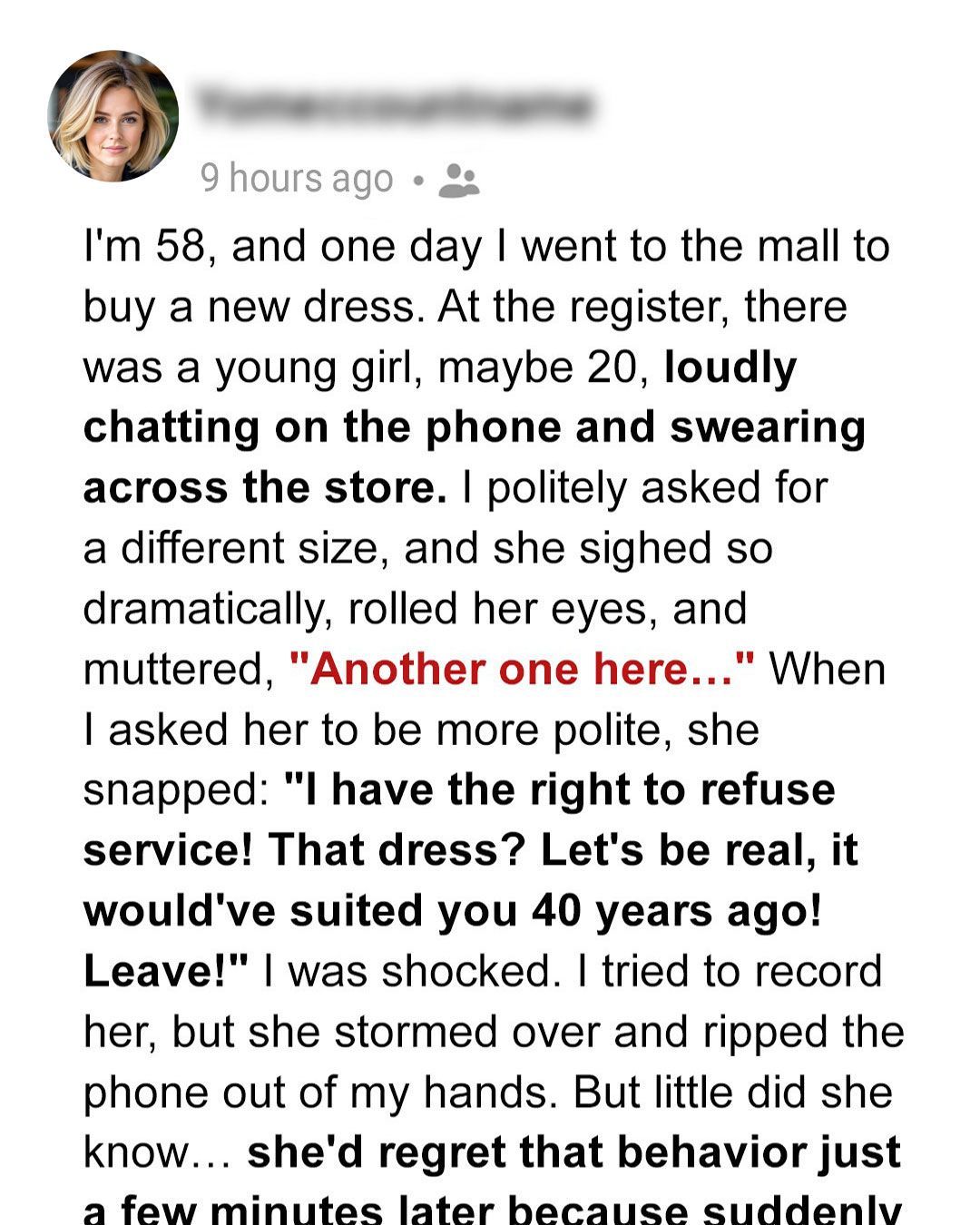 The Store Owner’s Daughter Asked Me to Leave for No Reason — Her Mother’s Reaction Was Unexpected