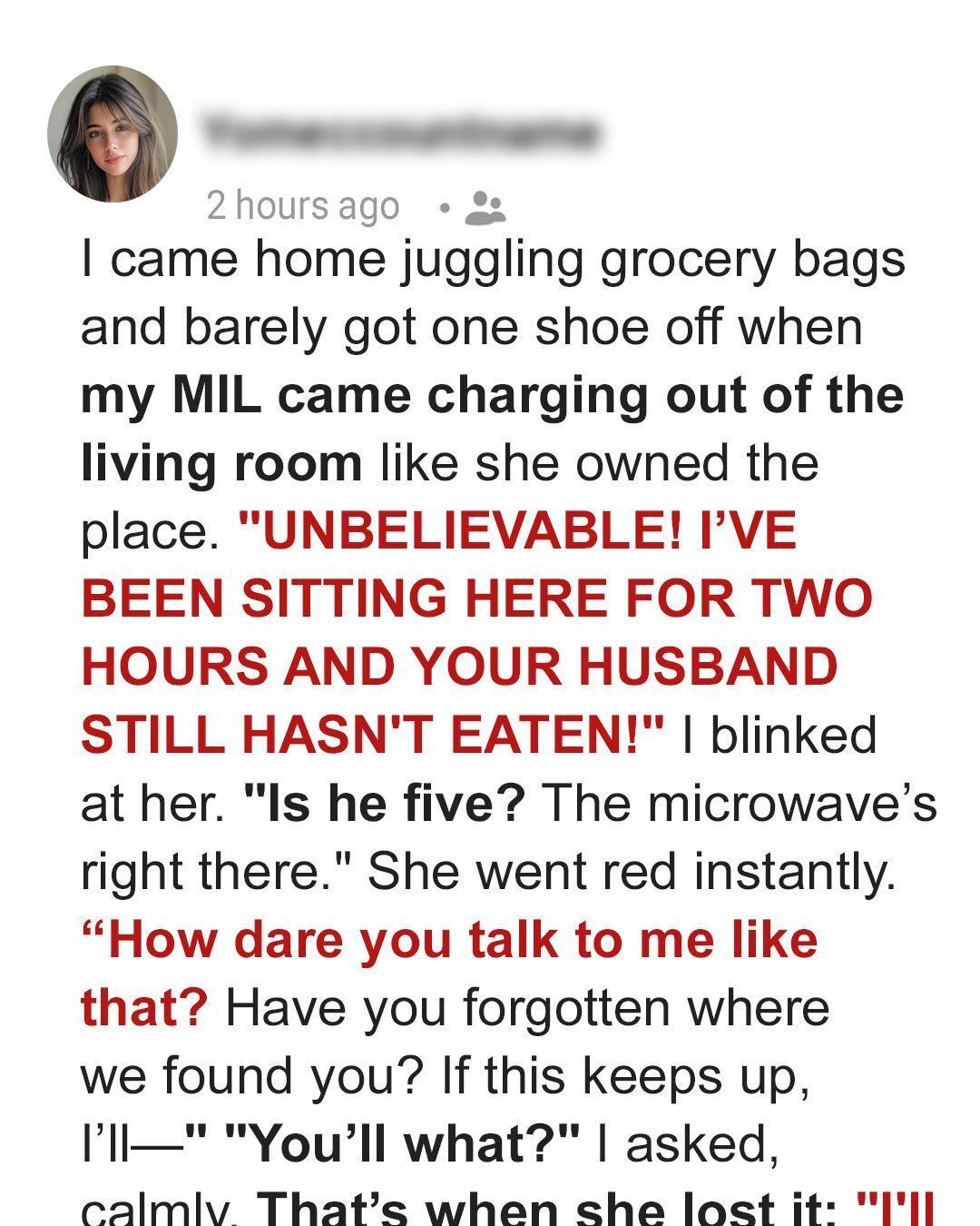 My Mother-in-Law Questioned Our Dinner Routine — The Outcome Surprised Everyone