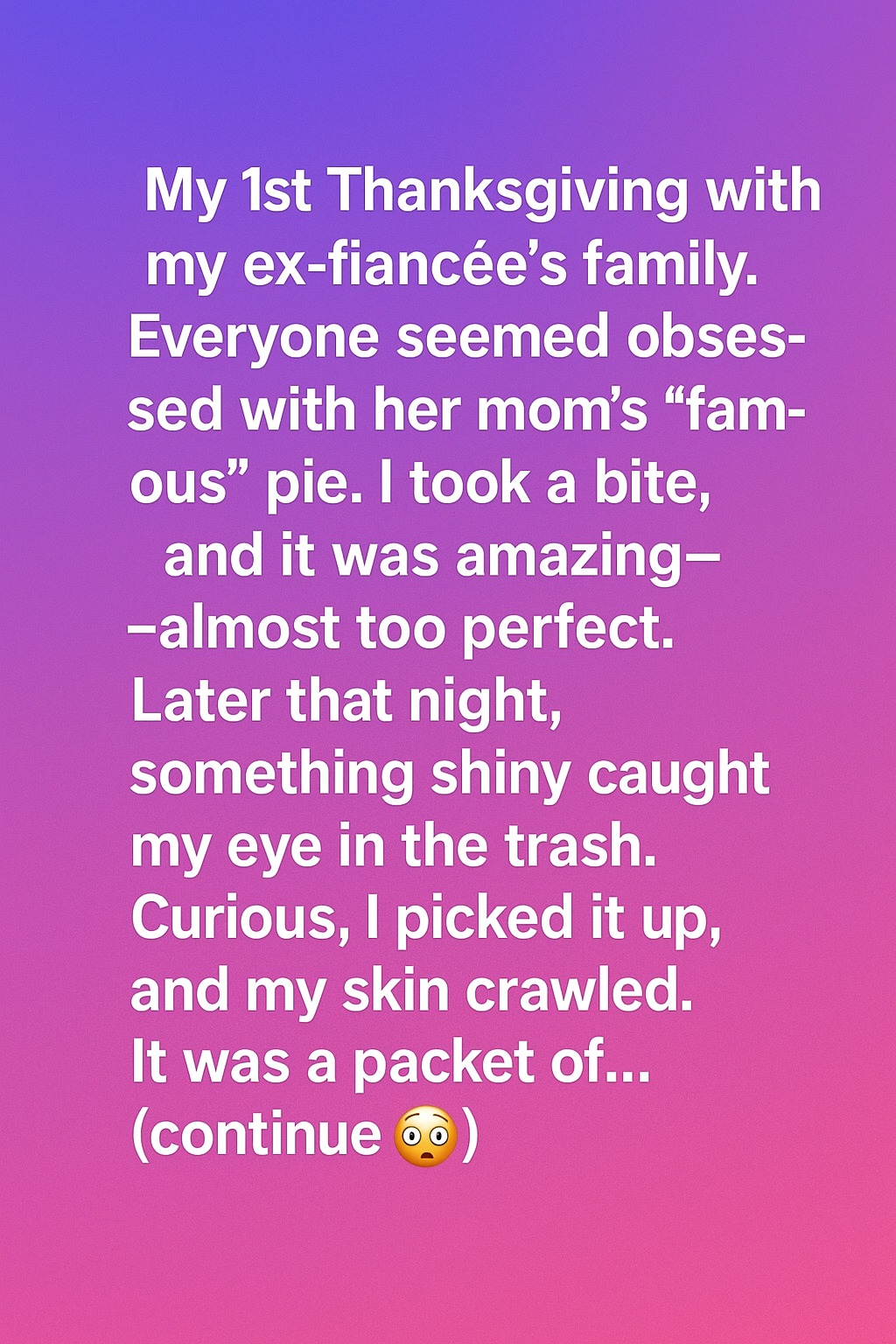 A Holiday Dinner, a Famous Pie, and a Quiet Realization