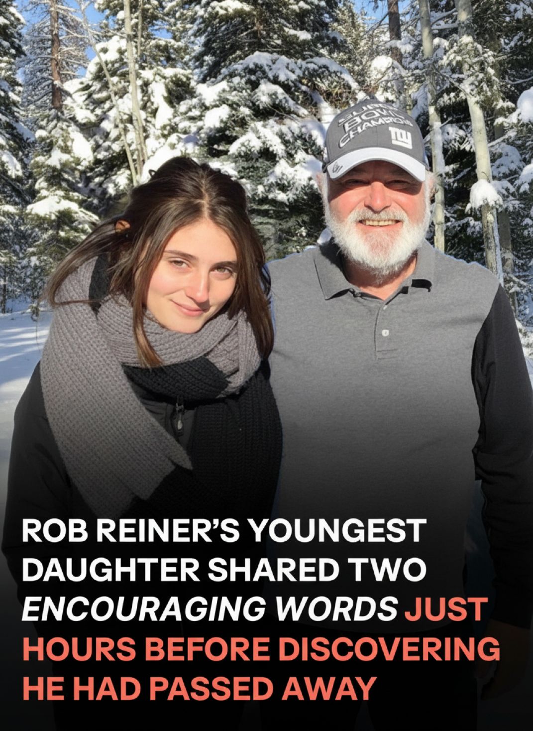 A Heartfelt Post: Rob Reiner’s Daughter Showed Support for Her Father Shortly Before Devastating News