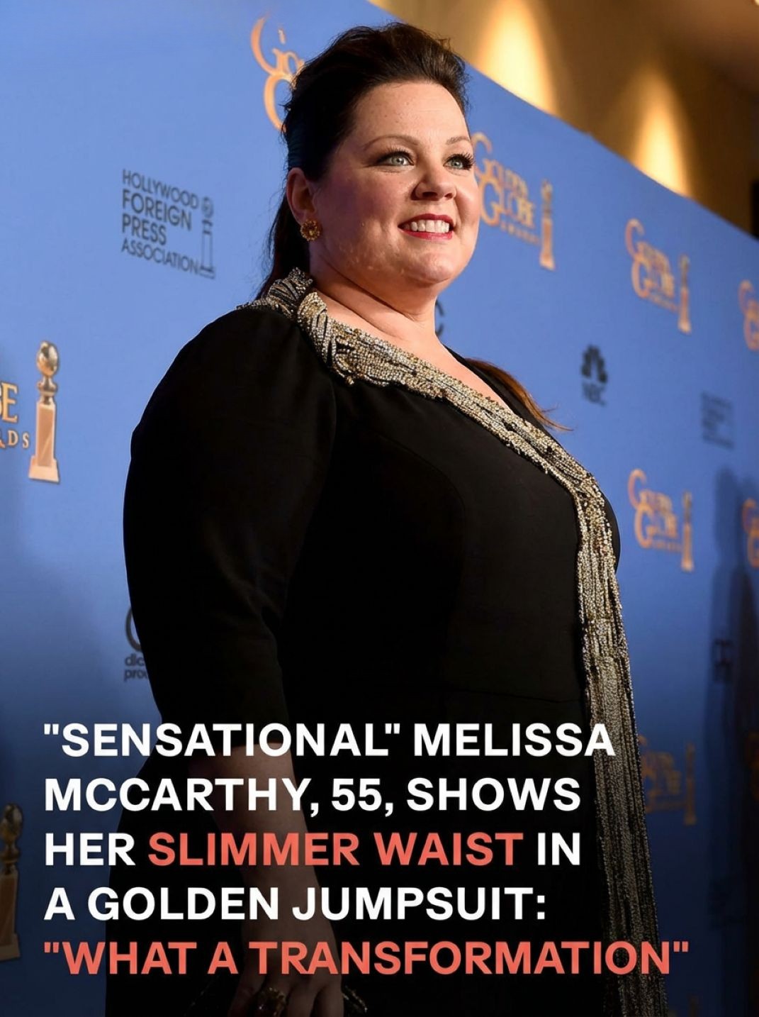 Melissa McCarthy, 55, Attends 2025 American Museum of Natural History Gala in a Golden Jumpsuit