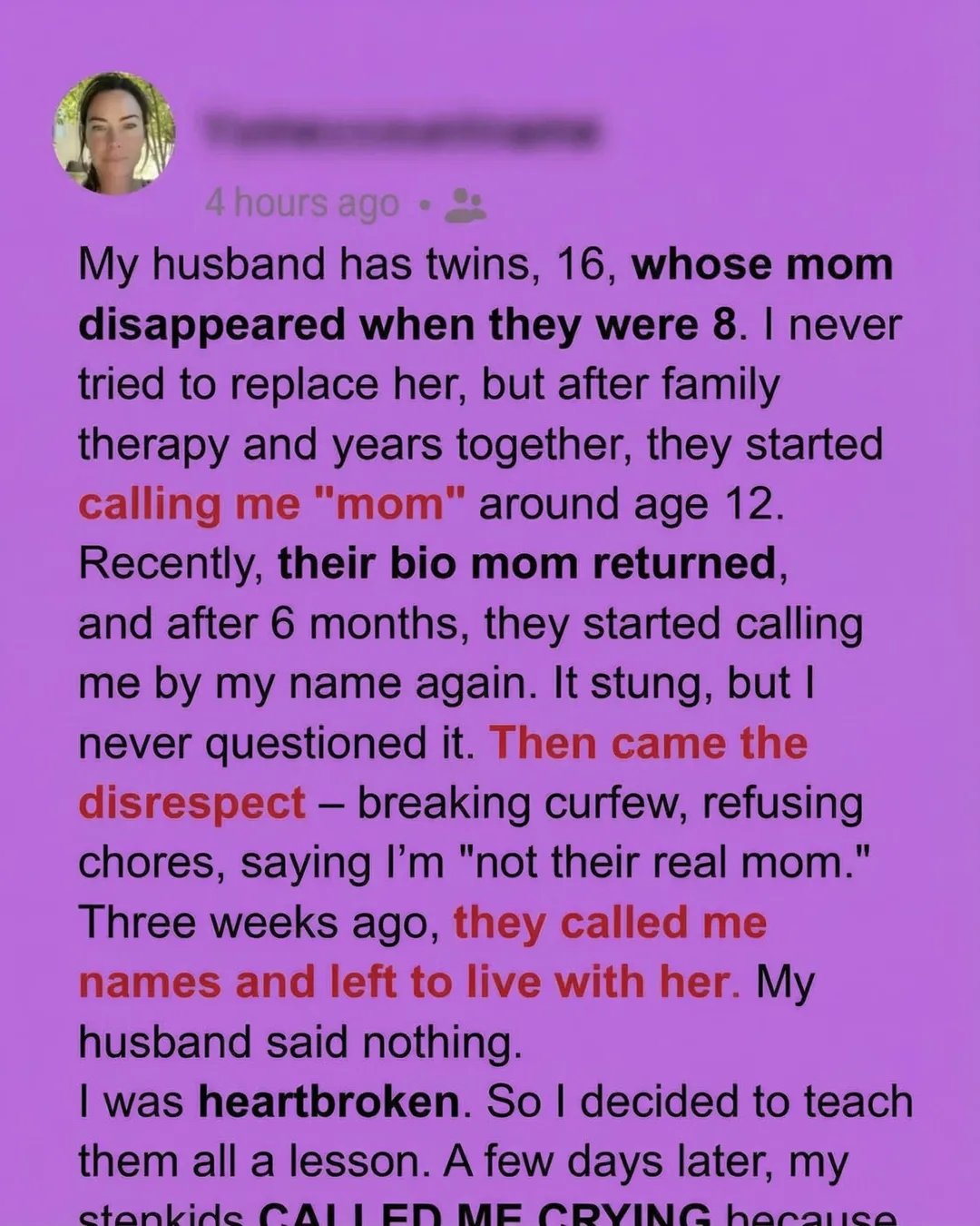 When Family Bonds Shift, Sometimes Stepping Back Is the Strongest Act