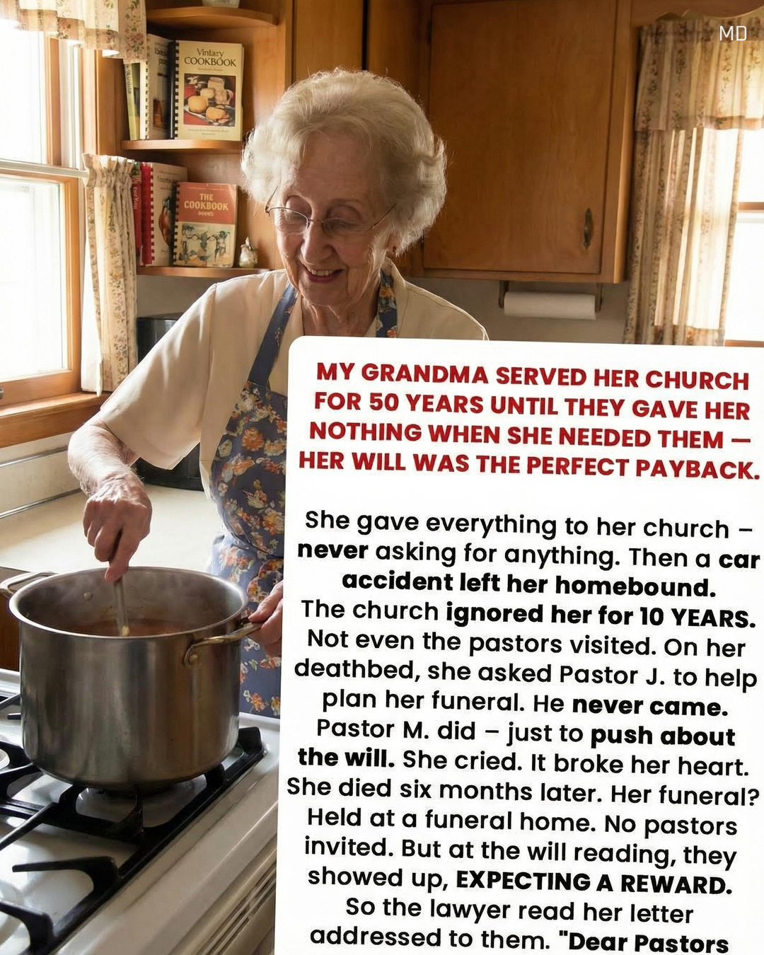 After 50 Years of Service, a Grandmother’s Final Wishes Shared a Powerful Message About Compassion and Gratitude