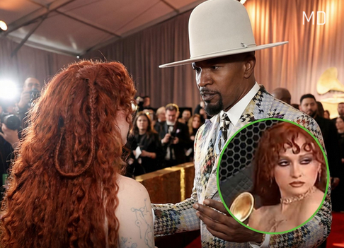 Jamie Foxx and Chappell Roan’s Grammys Red Carpet Interaction Draws Attention Online