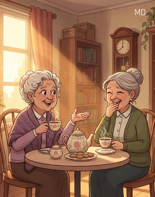 Tea, Laughter, and a Clever Trick: A Lighthearted Lesson on Breaking Old Habits