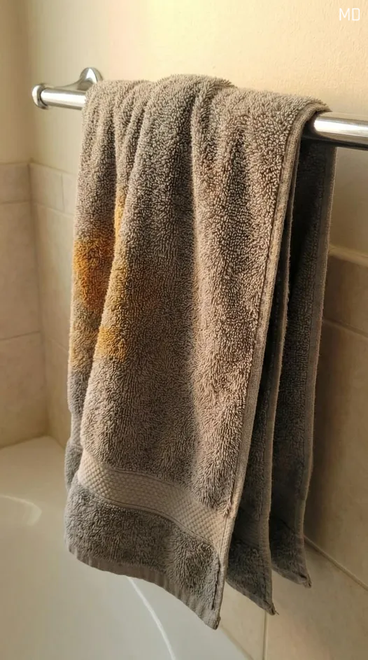 Why Do Towels Develop Stubborn Orange Spots?