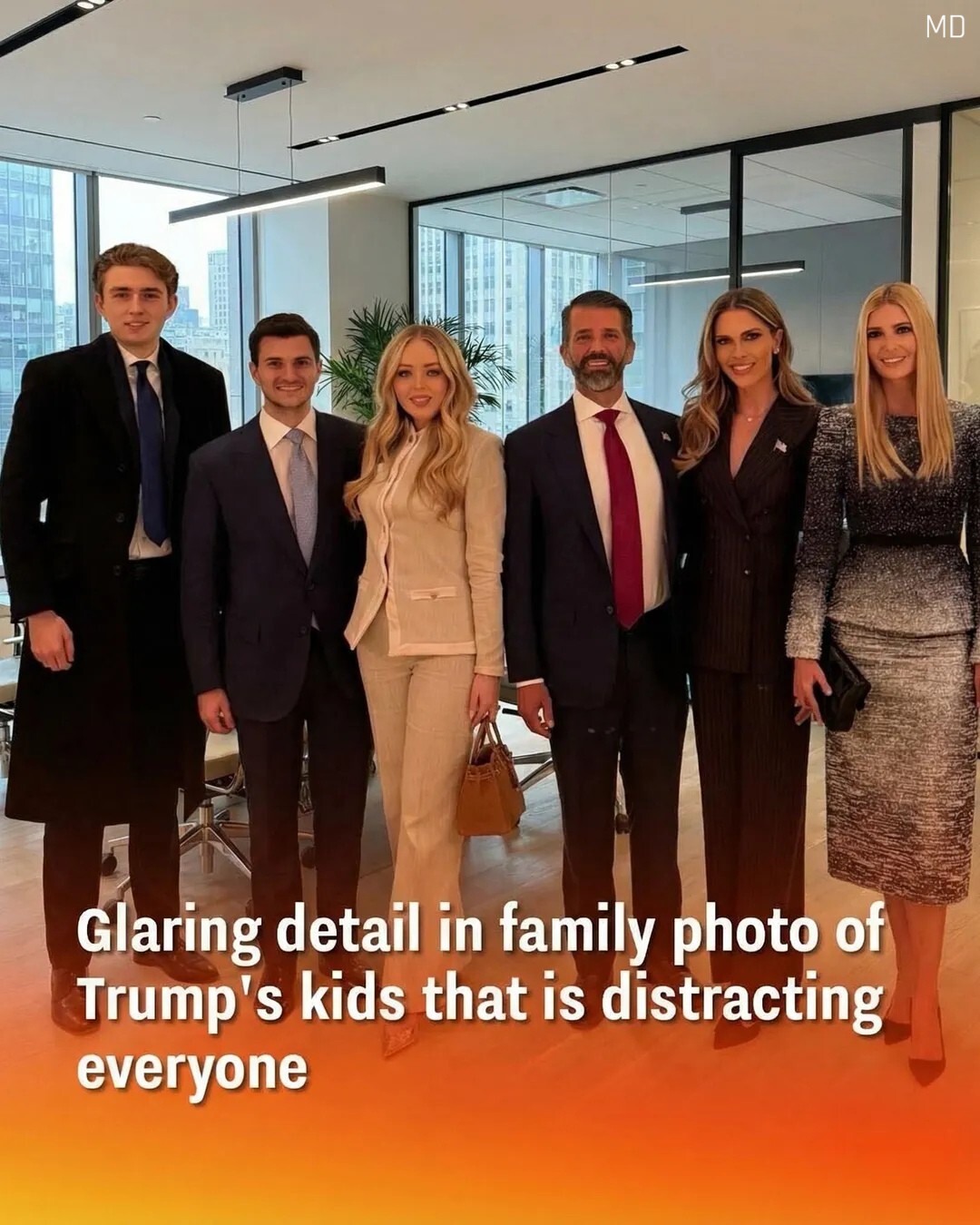Noticeable Detail in Trump Family Photo Sparks Online Conversation