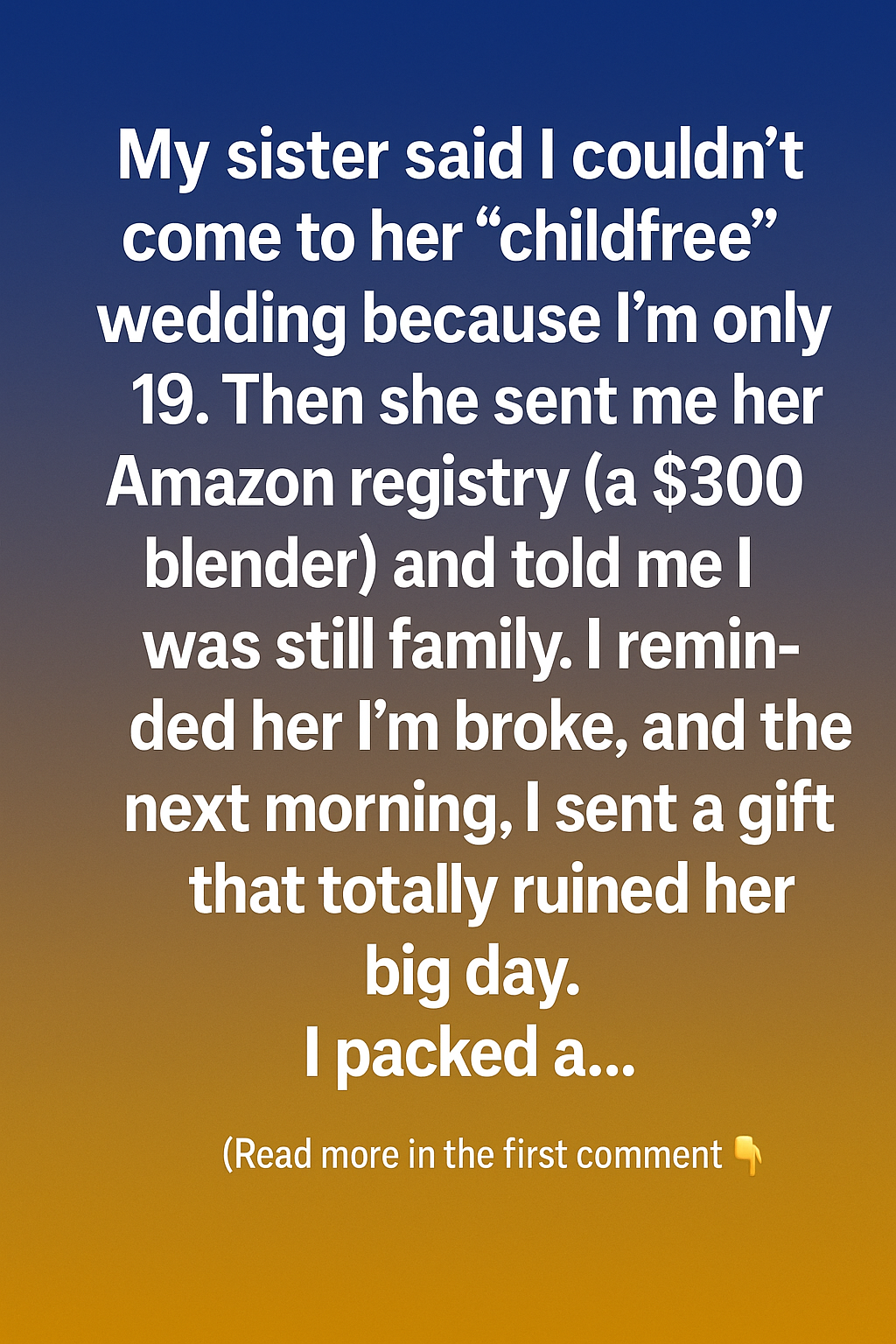 When I Couldn’t Attend My Sister’s Wedding, I Sent a Gift That Meant More Than Money