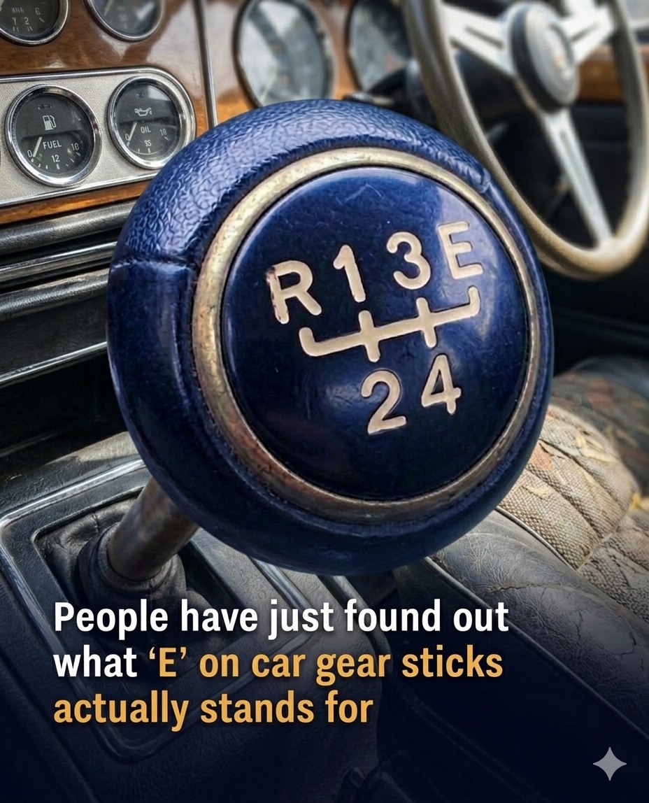 What the “E” on Older Car Gear Sticks Meant and Why It Disappeared