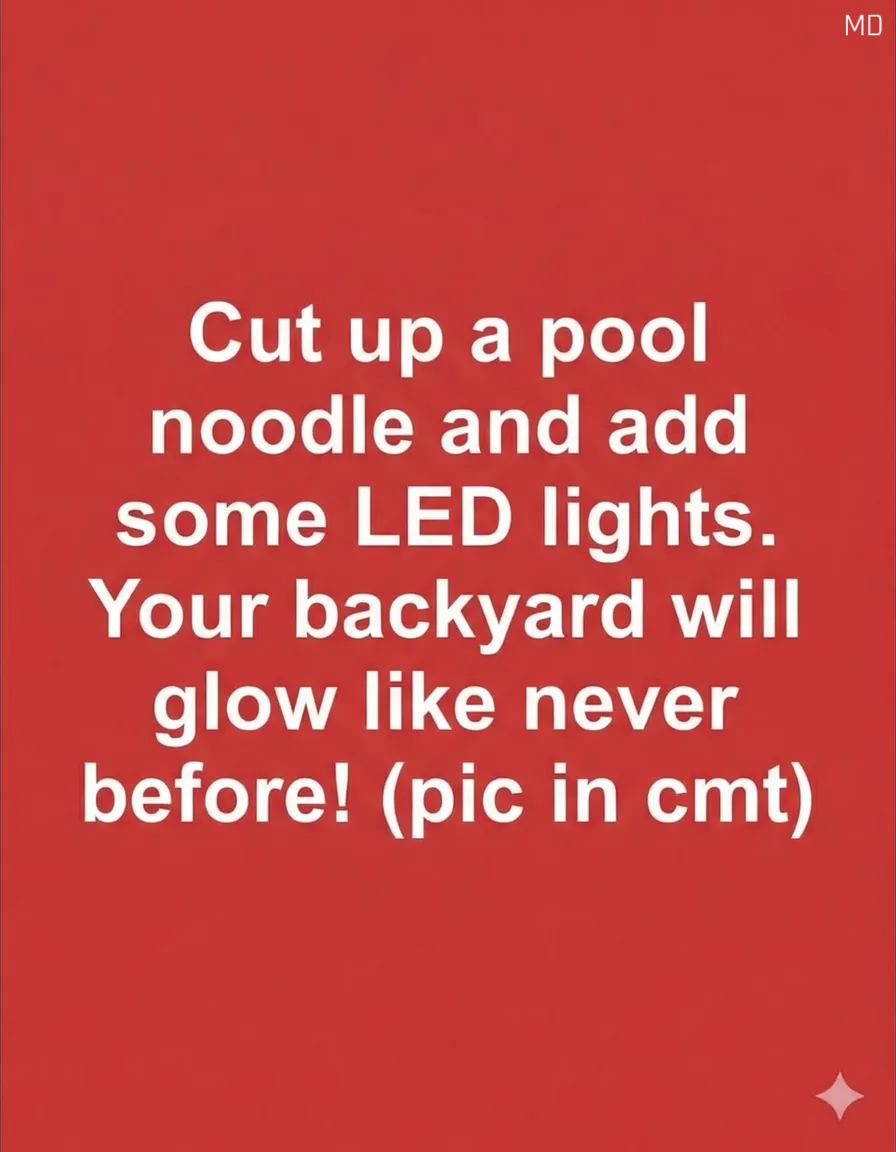 A Creative Way to Turn a Pool Noodle into Charming Outdoor Decor