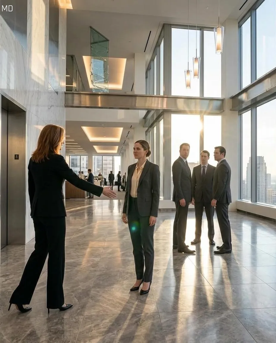 My Brother-in-Law Assumed I Was There Seeking a Job—But a Senior Partner’s Greeting Quickly Changed the Situation