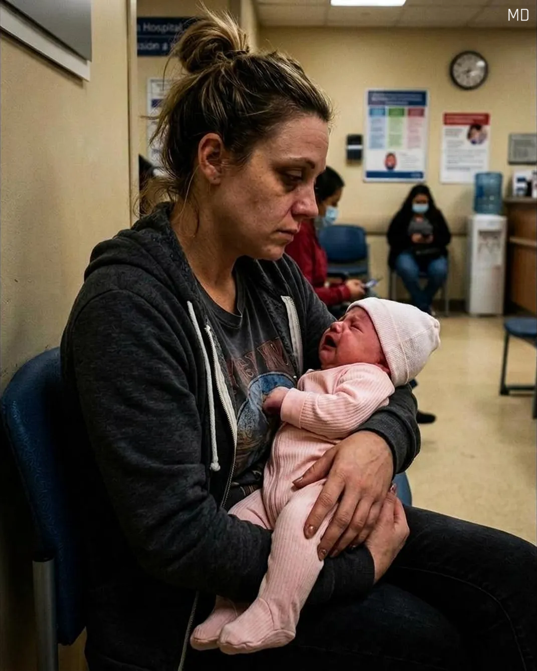 My Newborn Was Crying in the ER When a Stranger Judged Me—Then a Doctor Stepped In and Changed Everything