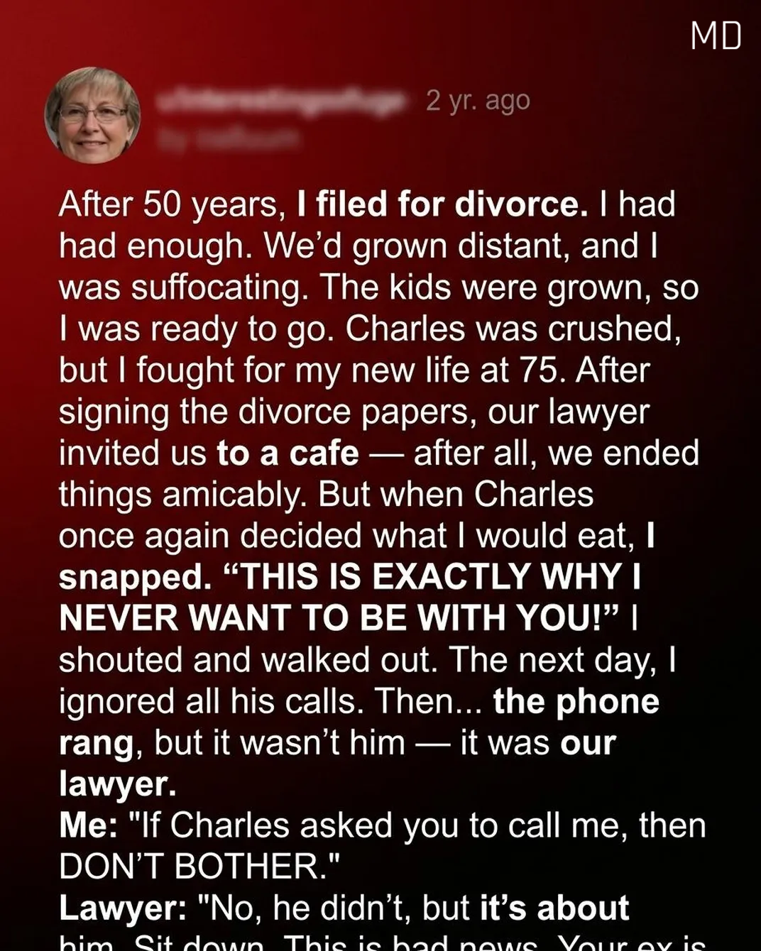 After 50 Years of Marriage, I Chose a New Path — What Happened Next Changed My Perspective