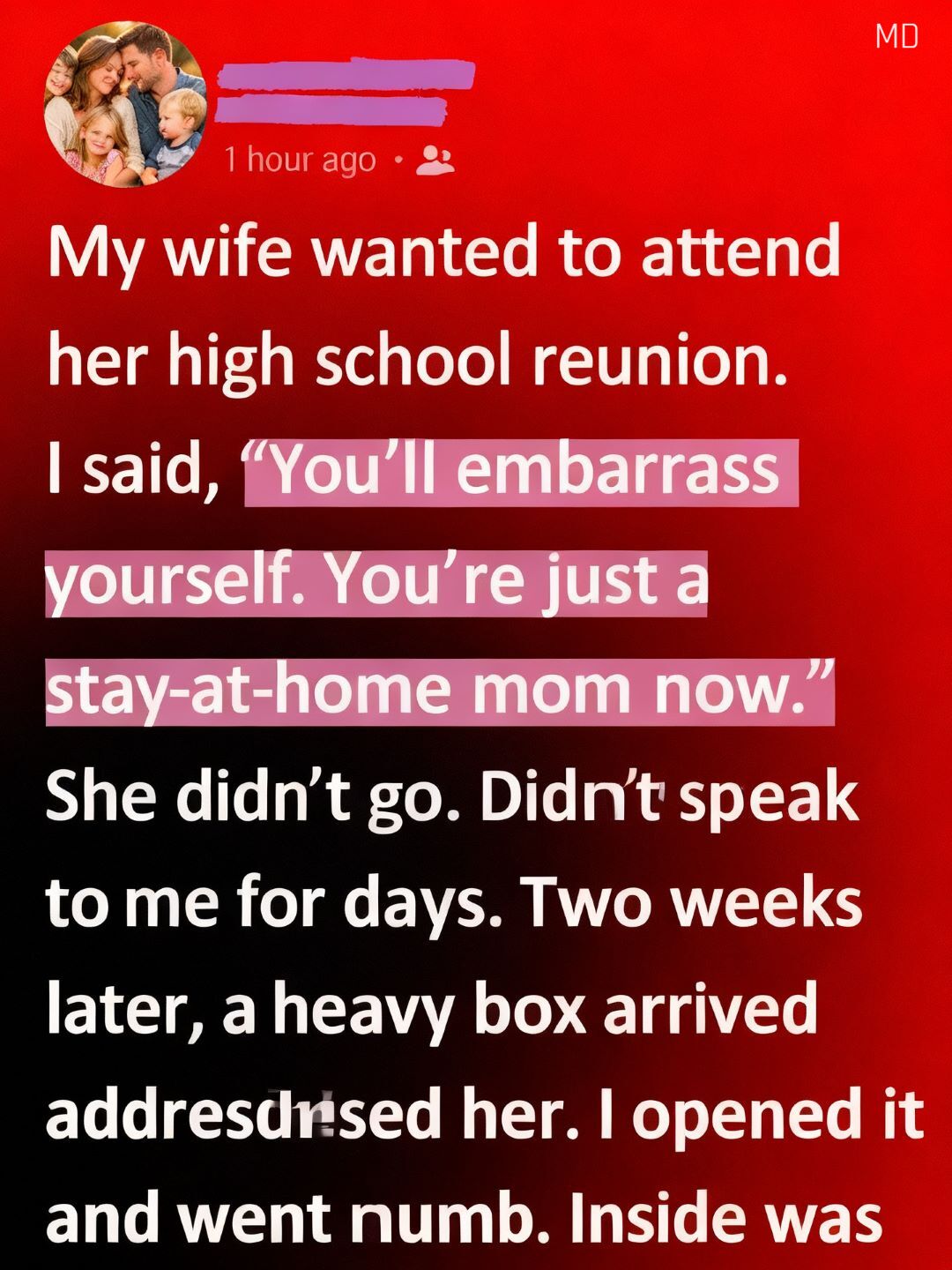 I Underestimated My Wife’s Role at Home and Discouraged Her From Attending Her Reunion — Then One Unexpected Delivery Changed My Perspective